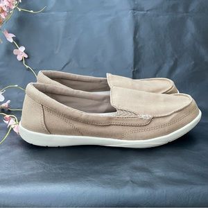 CROCS Women's Canvas Slip On Loafers Shoes size 9